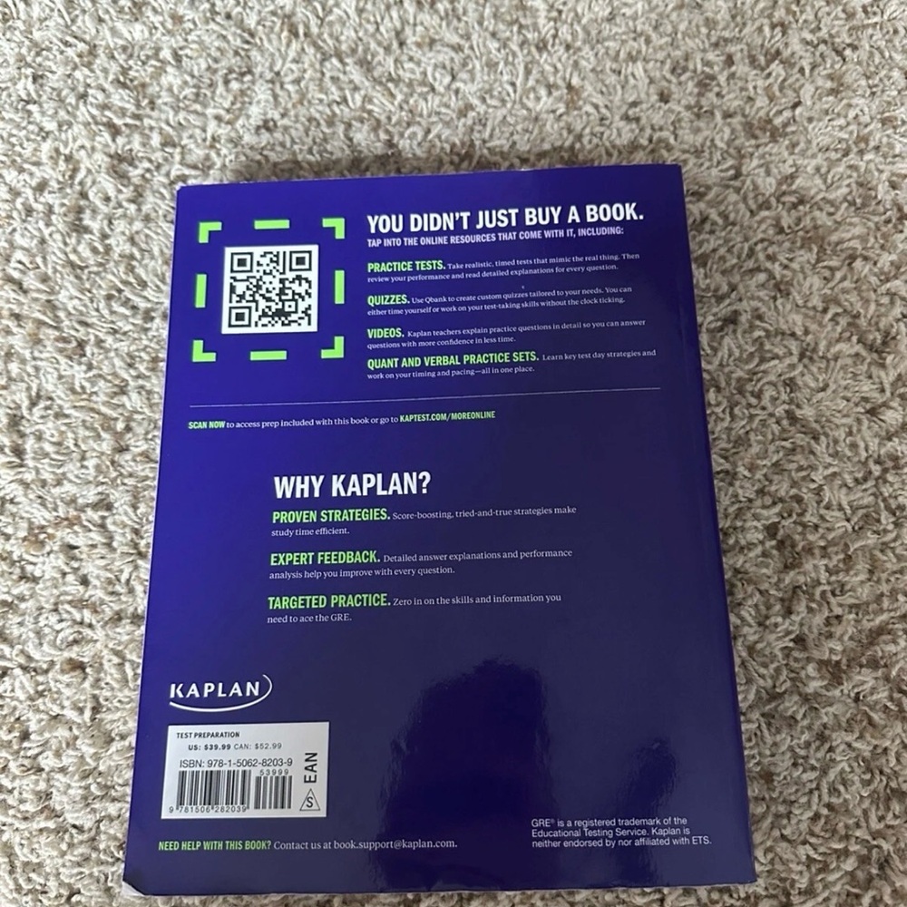 Kaplan GRE Prep Plus Guide - Picture 2 of 7